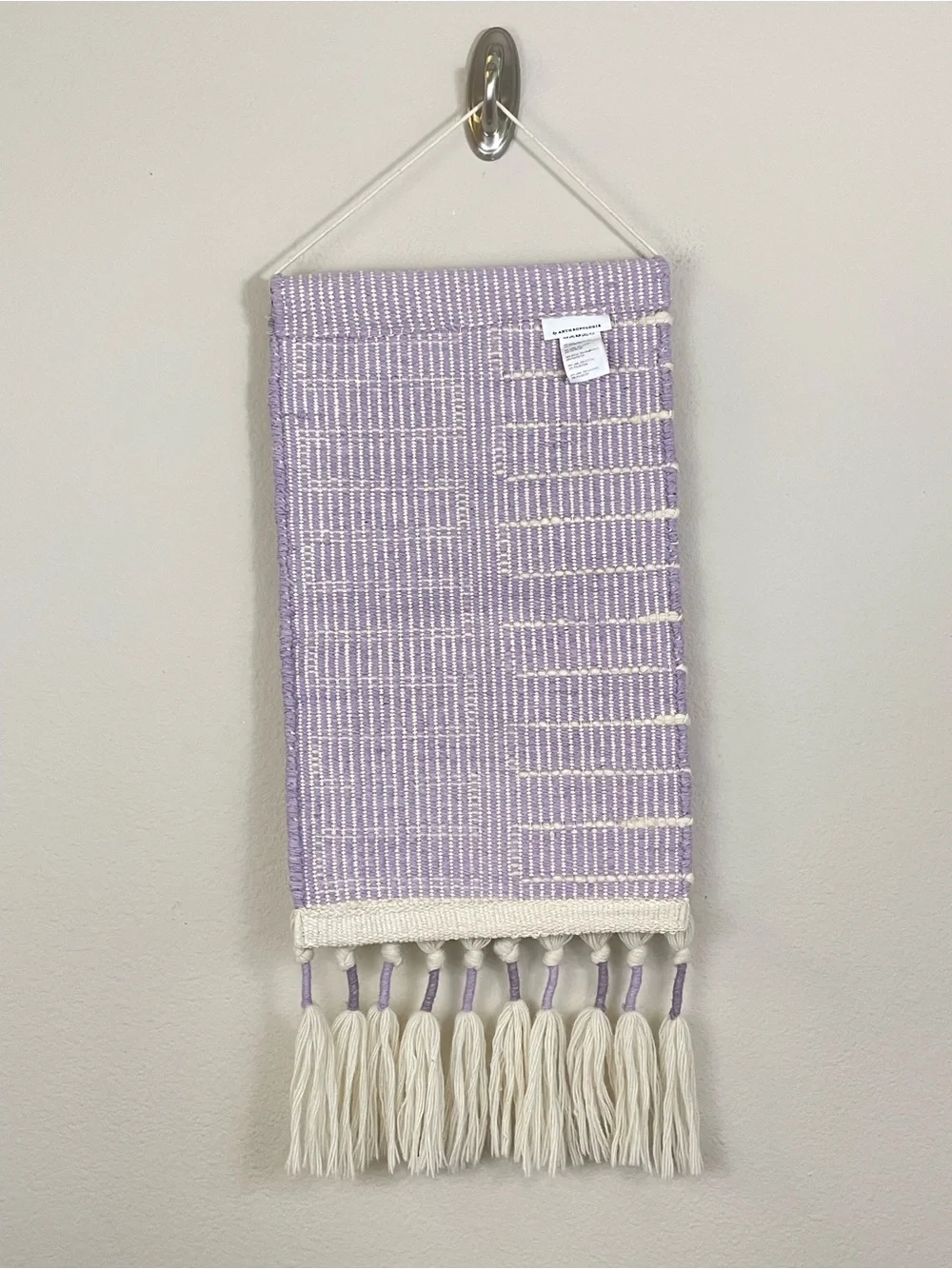 Anthropologie Faye Wall Hanging Wool Blend Boho Home Decor